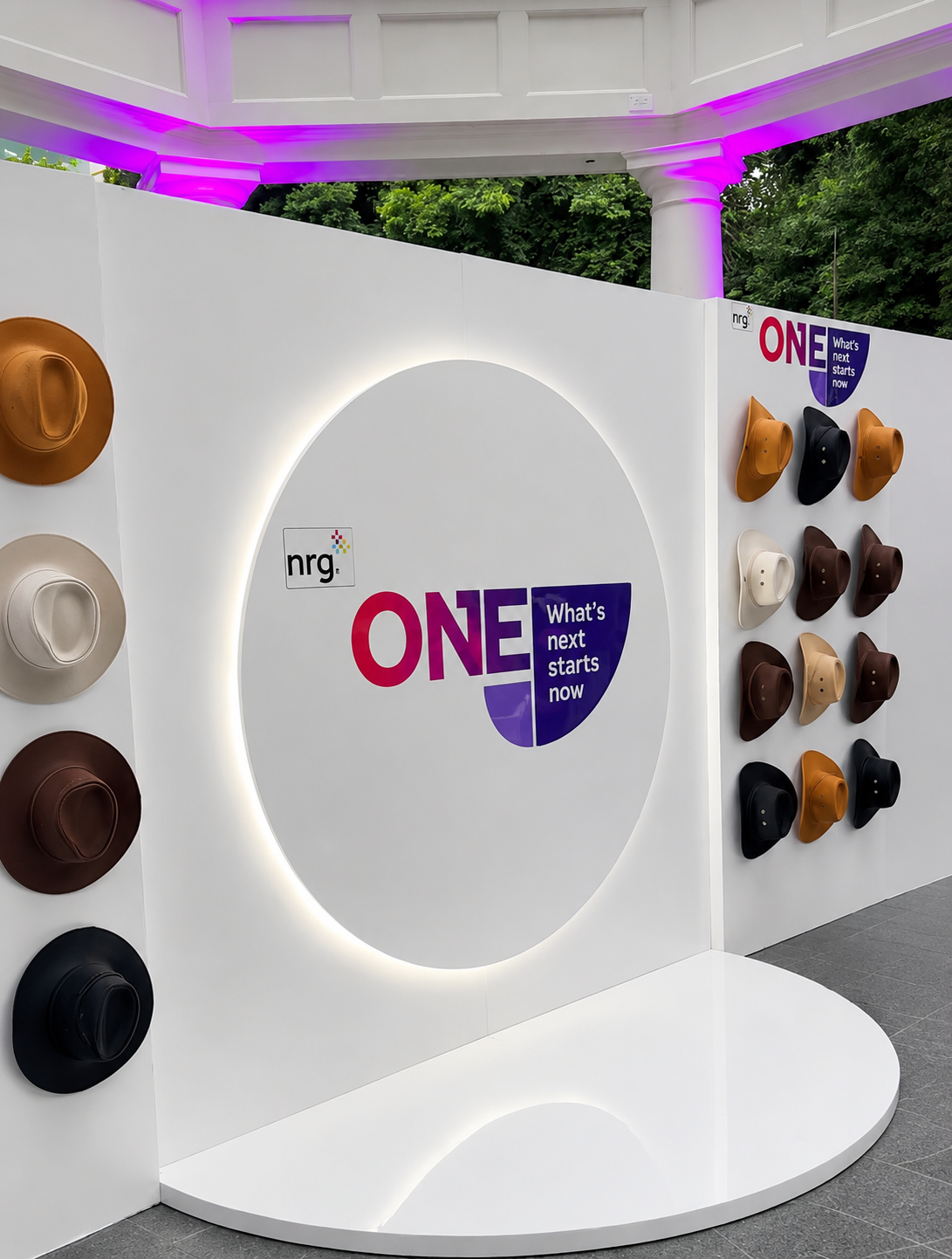 LED Circle Backdrop