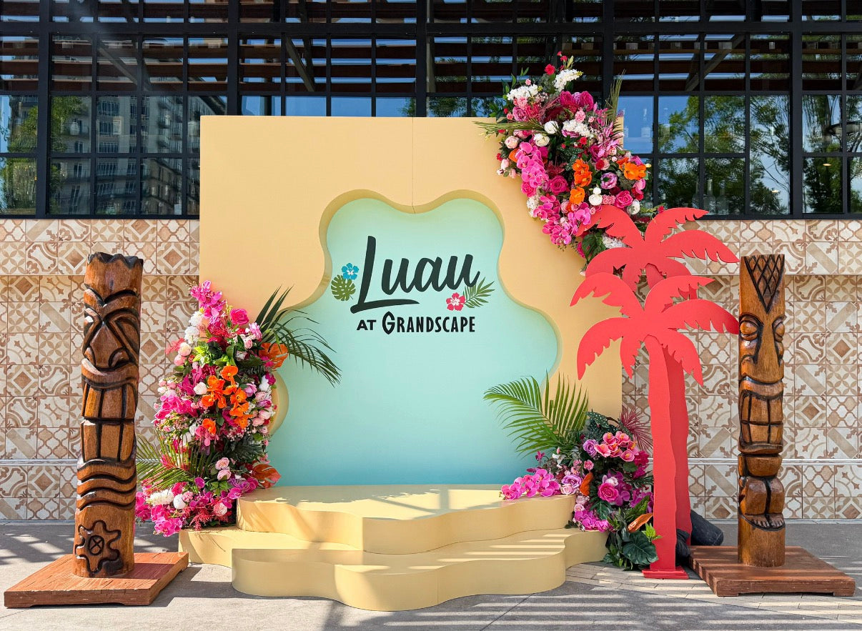 Modern Wavy Backdrop 8x8