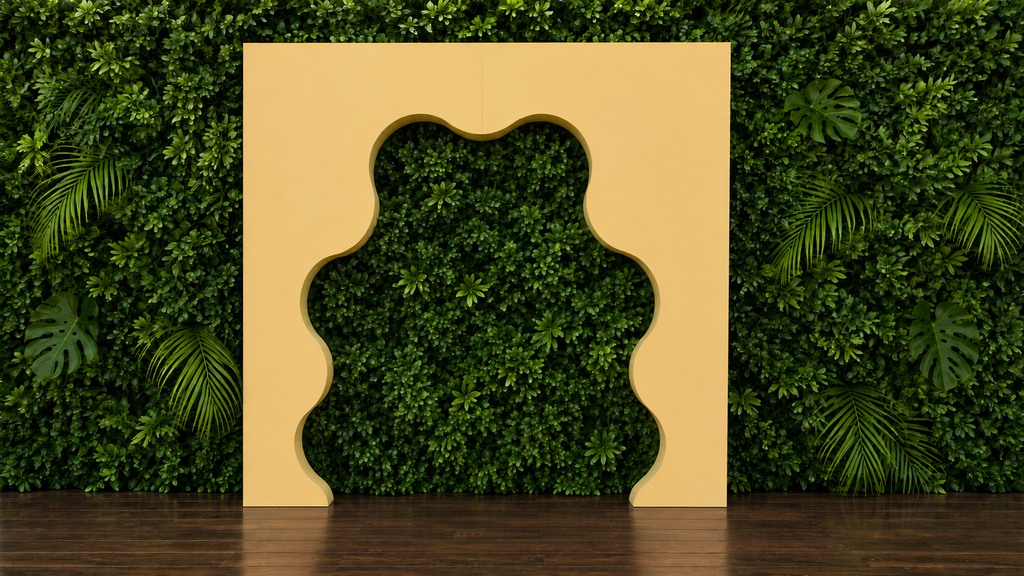 Modern Wavy Backdrop 8x8