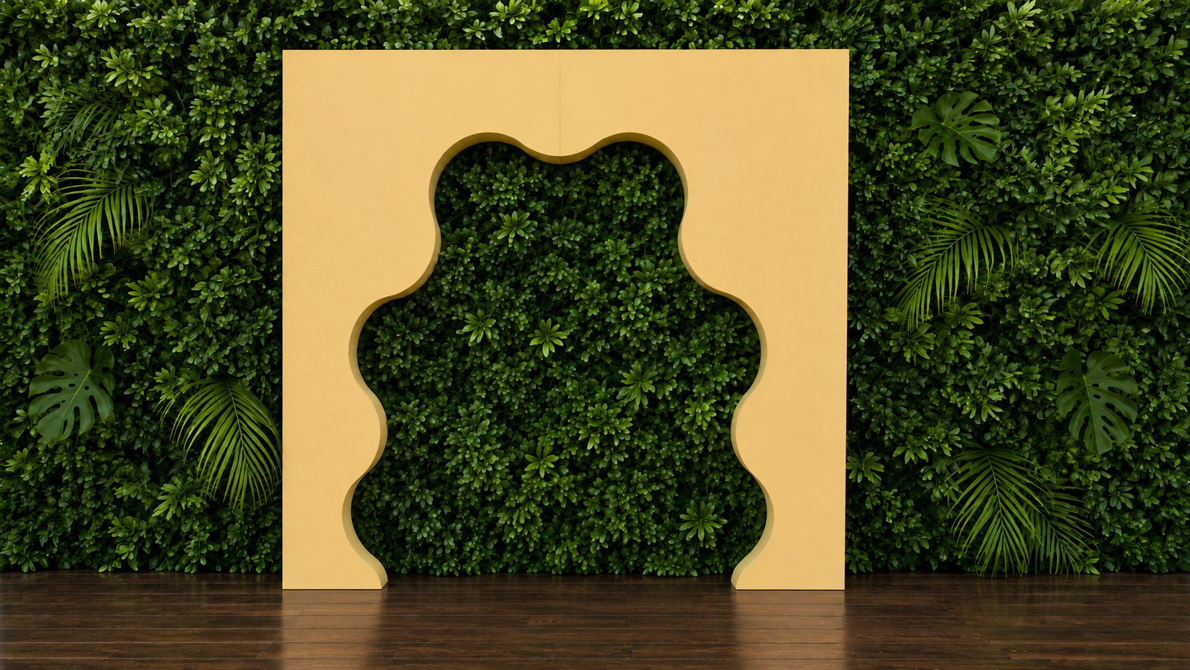 Modern Wavy Backdrop 8x8