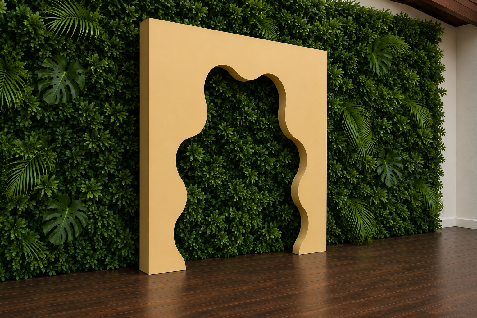 Modern Wavy Backdrop 8x8