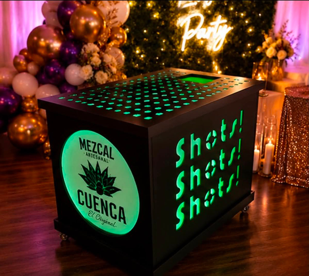 Shots Cart With LED Lights-Foldable