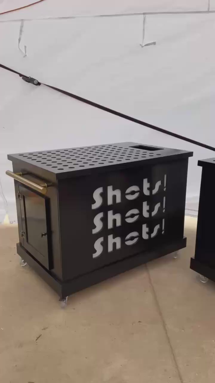 Shots Cart With LED Lights-Foldable